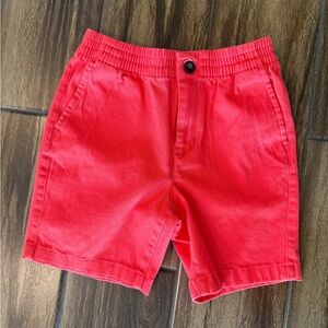 Janie and Jack Red Summer Shorts Relaxed Fit
